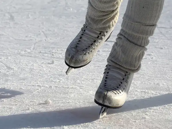 skating on Lake Genin